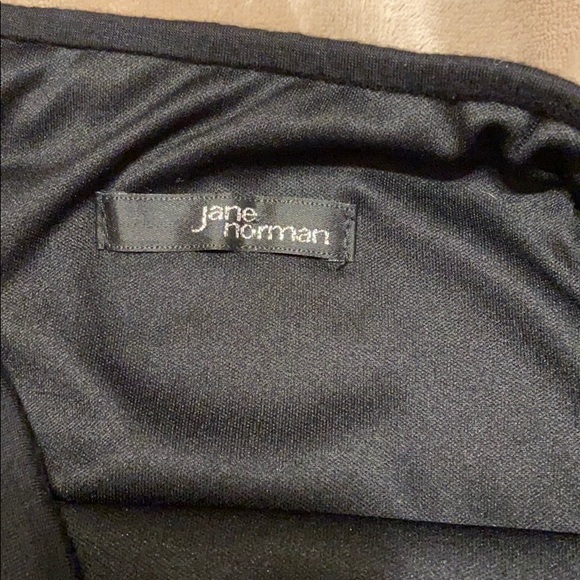 Black Strapless Jane Norman Wide Leg Jumpsuit - Picture 4 of 5